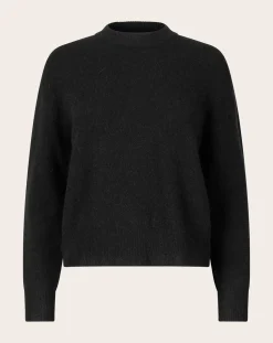 Anour round-neck sweater in wool and alpaca