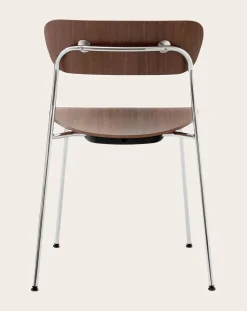 AV1 Pavilion Chairs, Chrome Frame - Set of 2