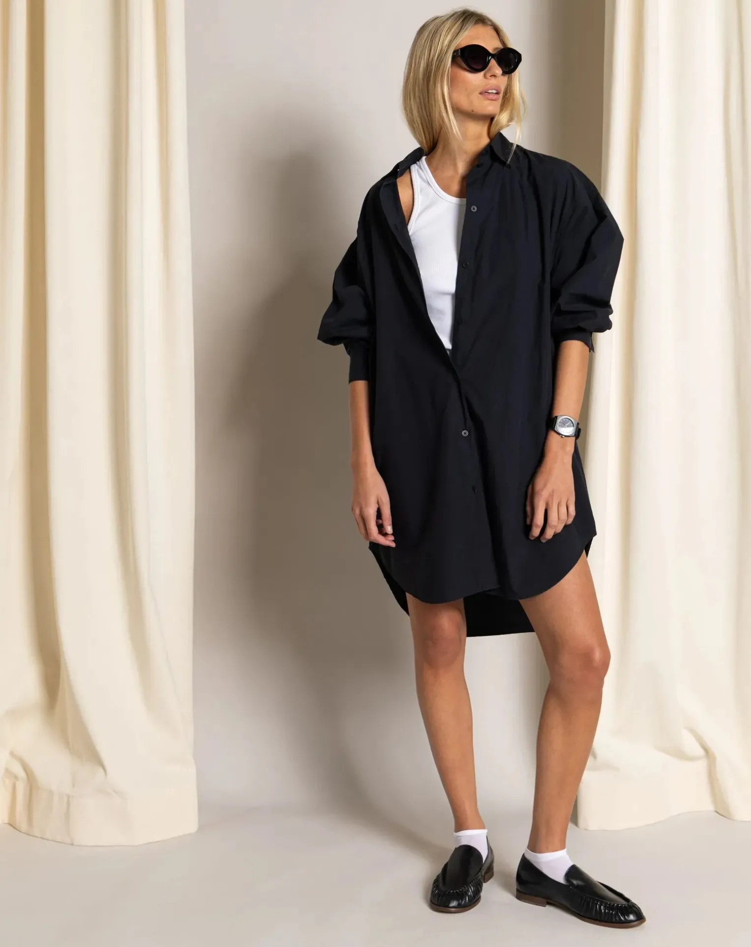 Ayla Organic Cotton Rib Tank Top