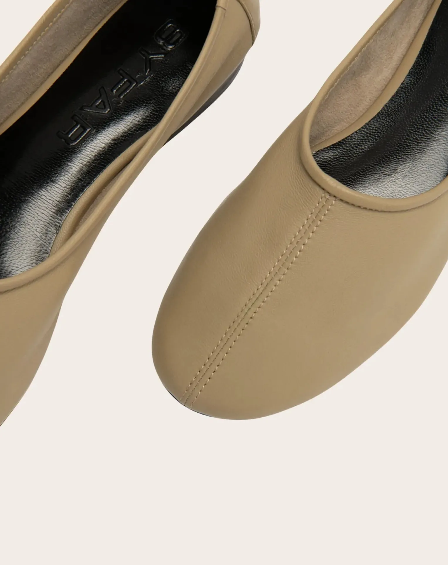 Ballerinas Prudence Textured Leather