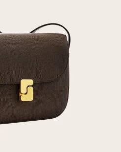 Bellissima Mini Lizard Embossed Grainy Leather Bag