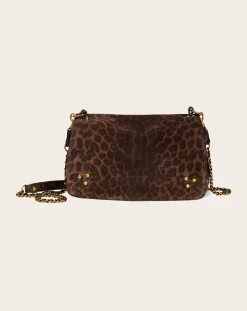 Bobi Velvet Leopard Bag