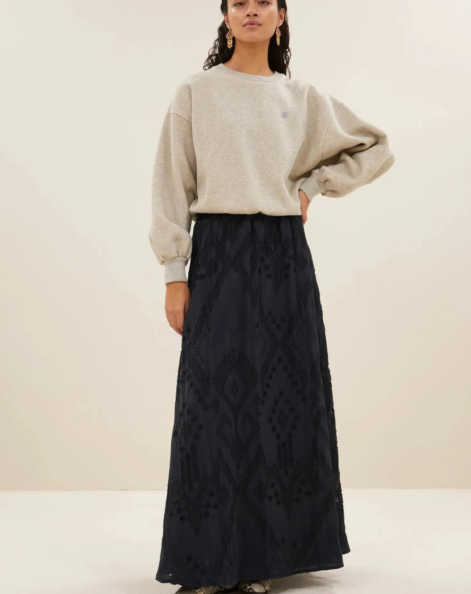 Bodil Metallic Sweatshirt