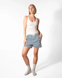 Boyfriend Striped Organic Cotton Boxers