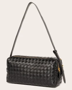 Braided Leather Pencil Bag