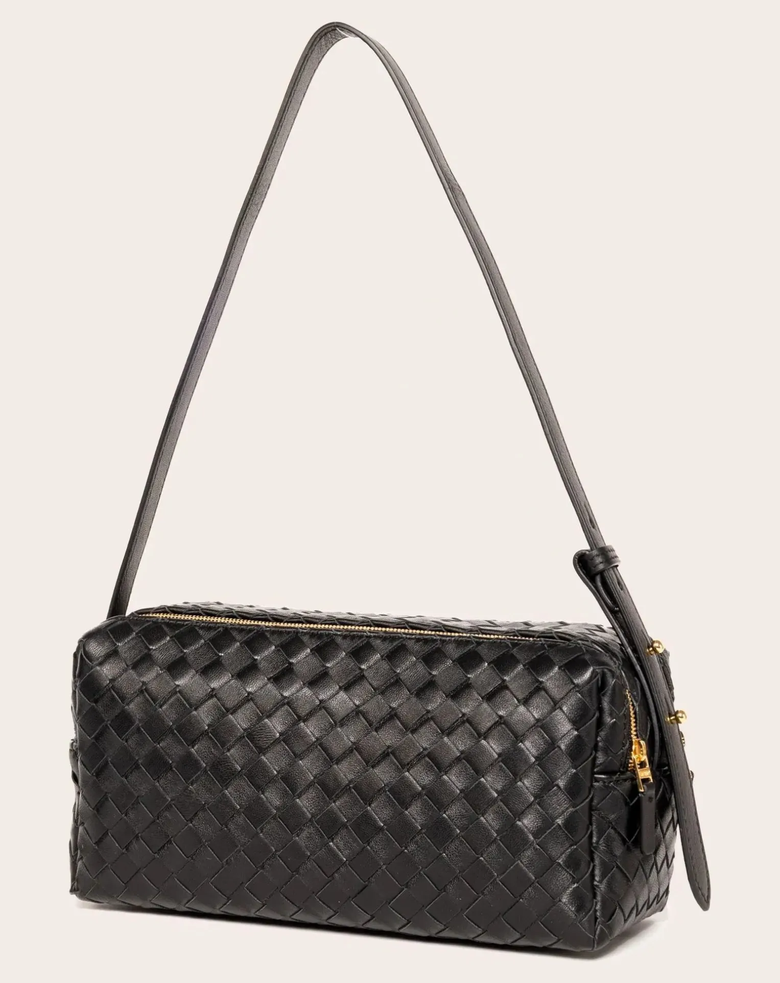 Braided Leather Pencil Bag