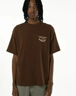 Caesar brown T-shirt in organic cotton