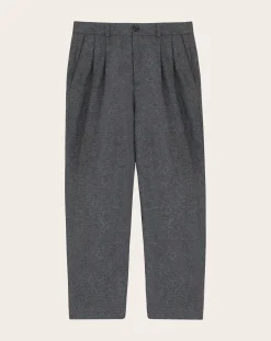 Cambridge Slate Wool Trousers