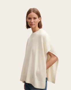 Cashmere Boatneck Poncho