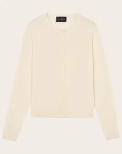 Cashmere Buttoned Sleeve Cardigan