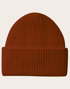 Cashmere ribbed hat