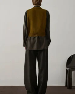 Chiara Merino Wool Sleeveless Vest