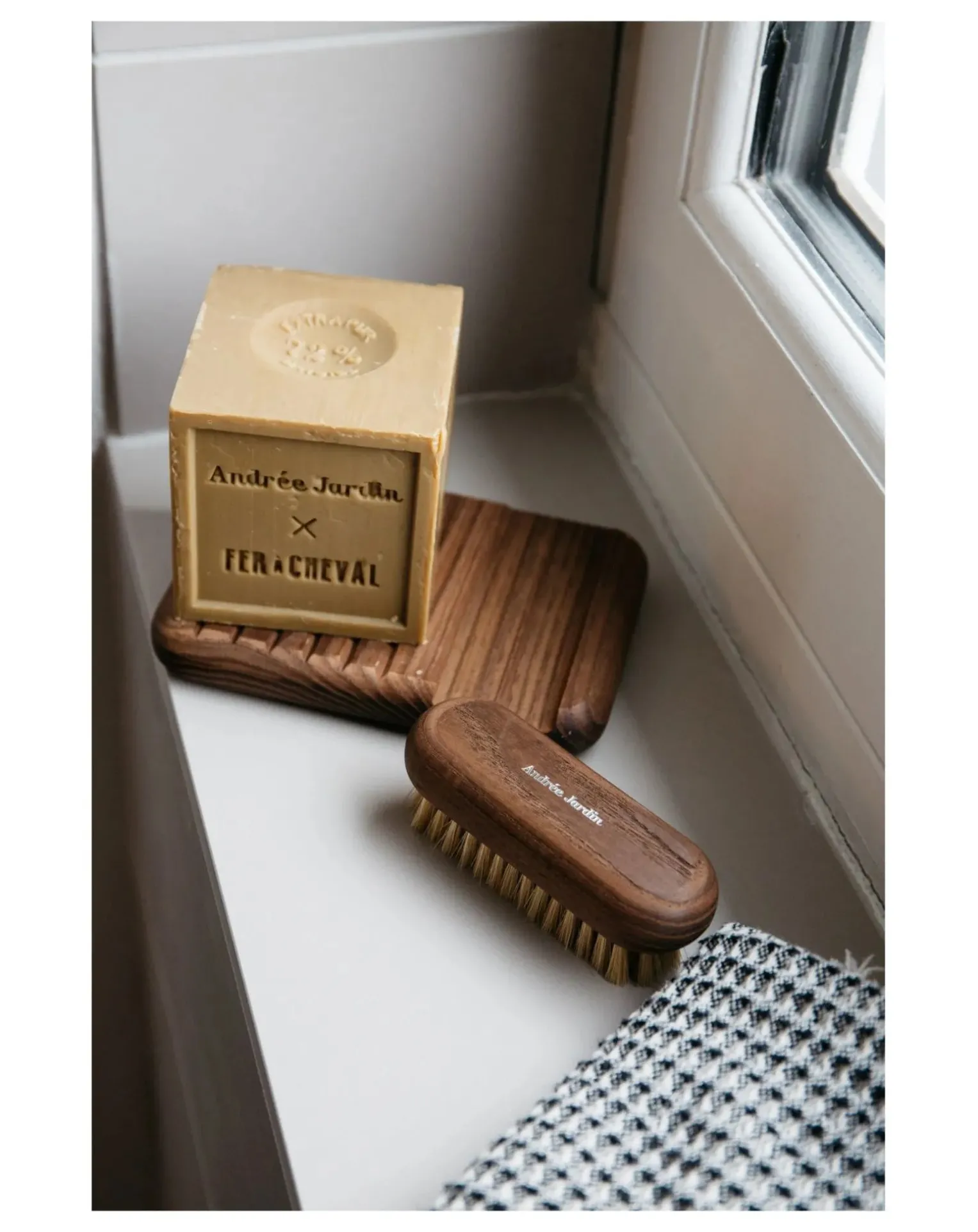 Coffret savon et brosse x Fer à Cheval