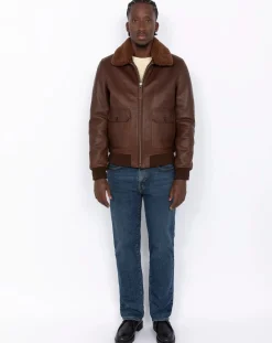 Cowhide Leather Pilot Jacket