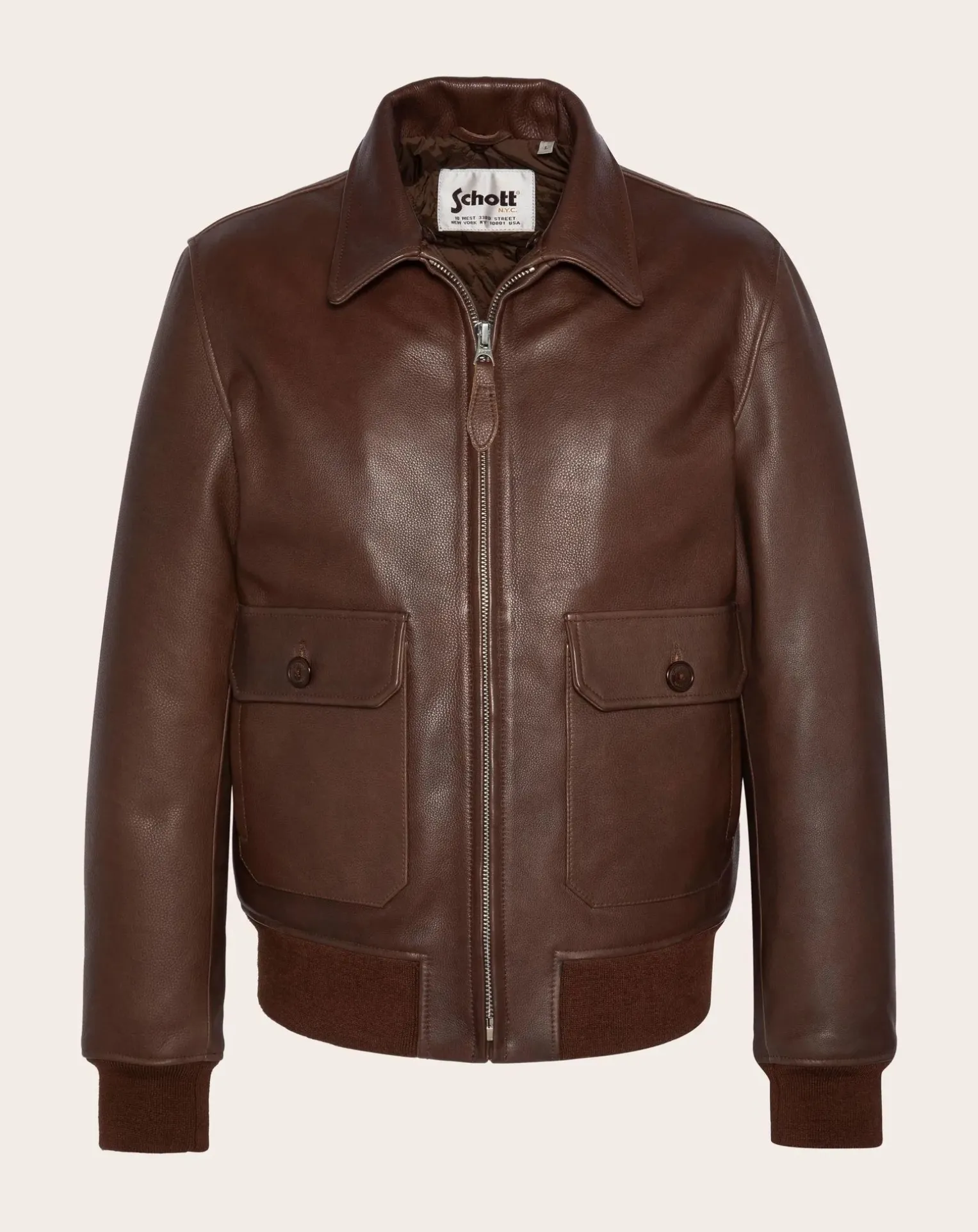 Cowhide Leather Pilot Jacket