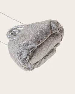 Crackle Metallic Bombon Bag