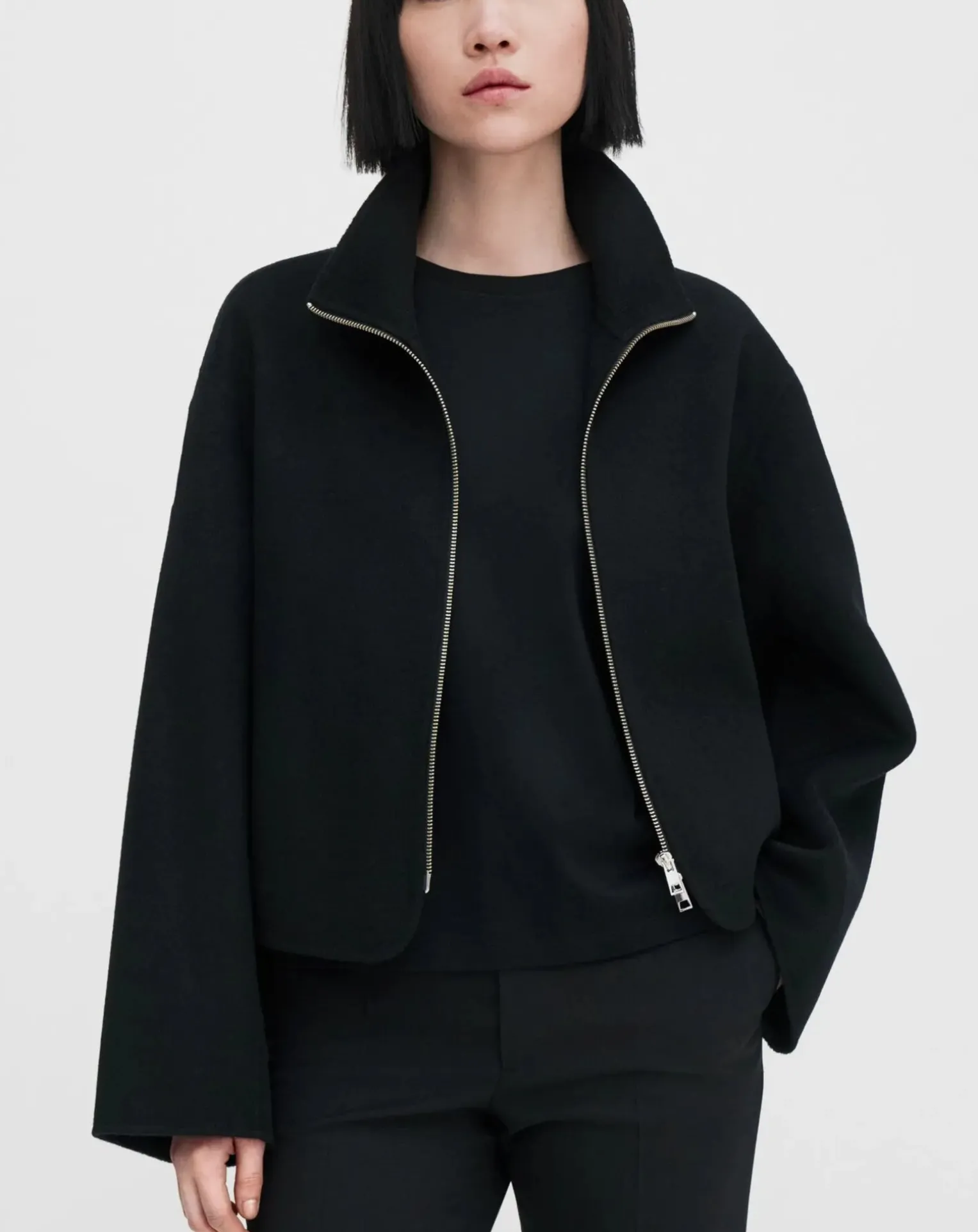 Dafina lightweight jacket in wool and cashmere