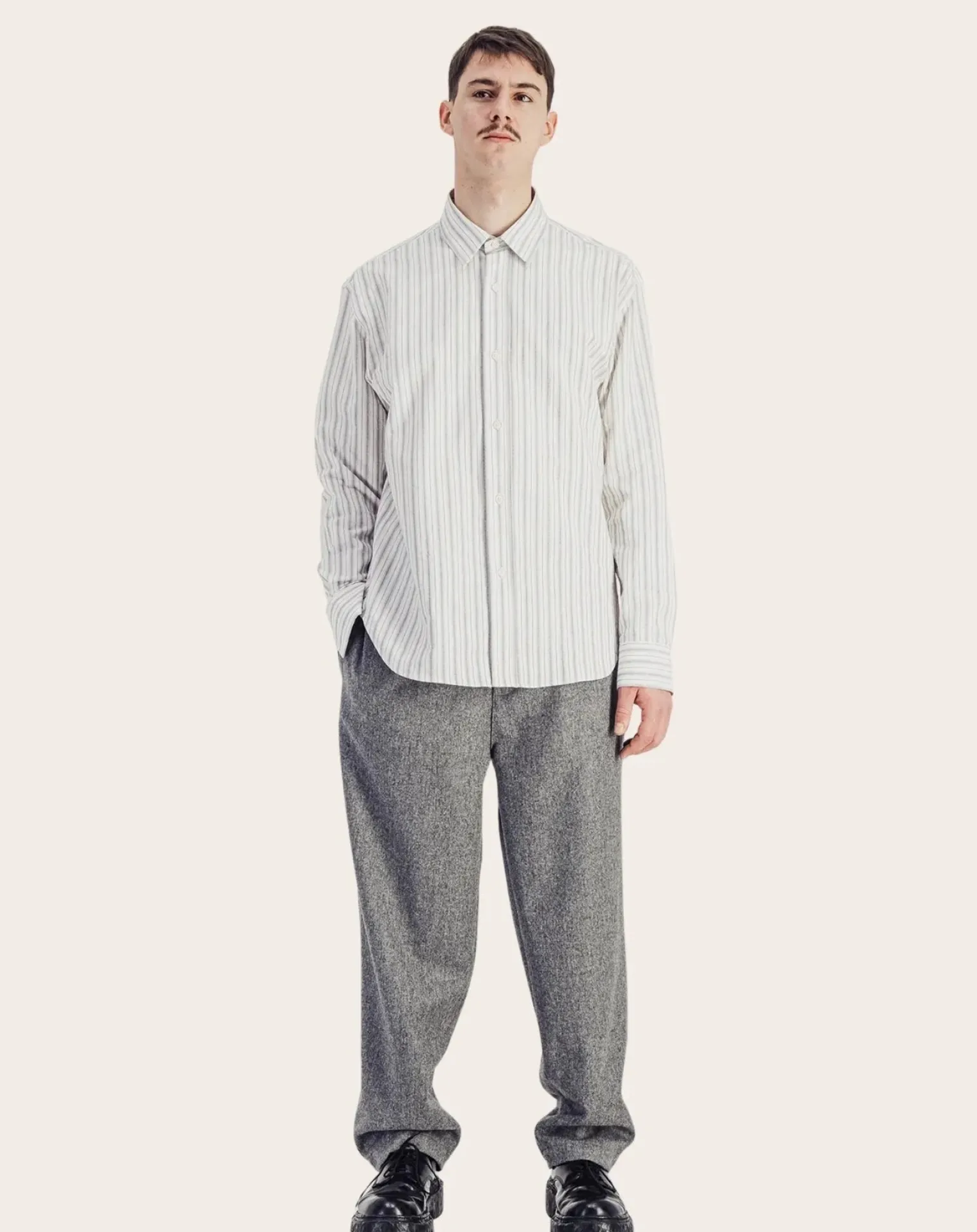 Daily Striped Cotton Poplin Shirt