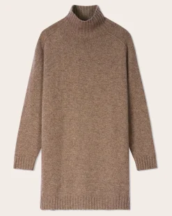 Dress High Neck Ample Sleeves Hammer Cashmere