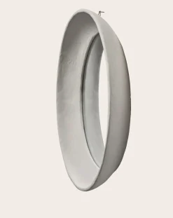 Earth papier-mâché mirror, Marie Michielssen