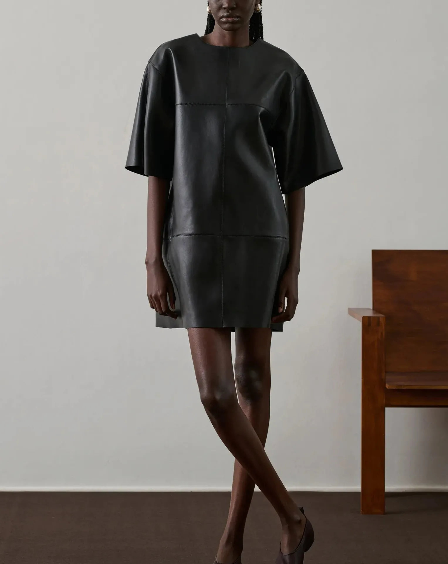 Gisele Leather Dress