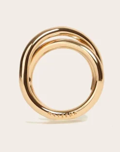 Gold-plated La Passionnée ring
