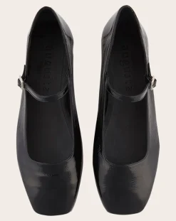 Julieta patent ballerinas