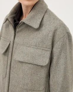 Kinsale Green stone Wool jacket