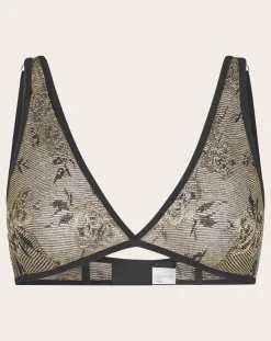 Lady Bra Printed Metallic