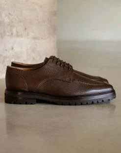 Leather Platform Derbies