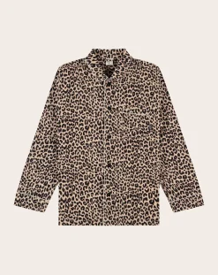 Leopard Organic Cotton Pyjama Shirt
