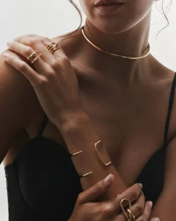 L'Intégrale gold-plated ring