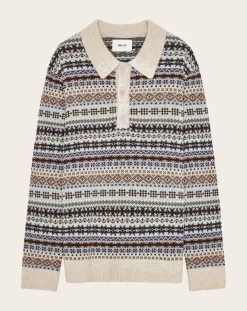 Long-sleeve polo shirt Robbie 60004 Wool