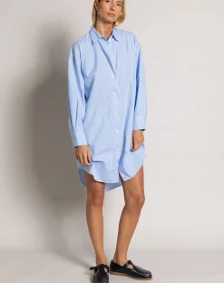 Lydie Striped Shirt Dress