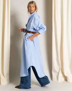 Melissa Striped Shirt Dress