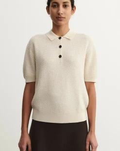 Merino wool polo shirt - Women's collection