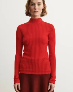 Merino wool ribbed crewneck undershirt - Women's Collection