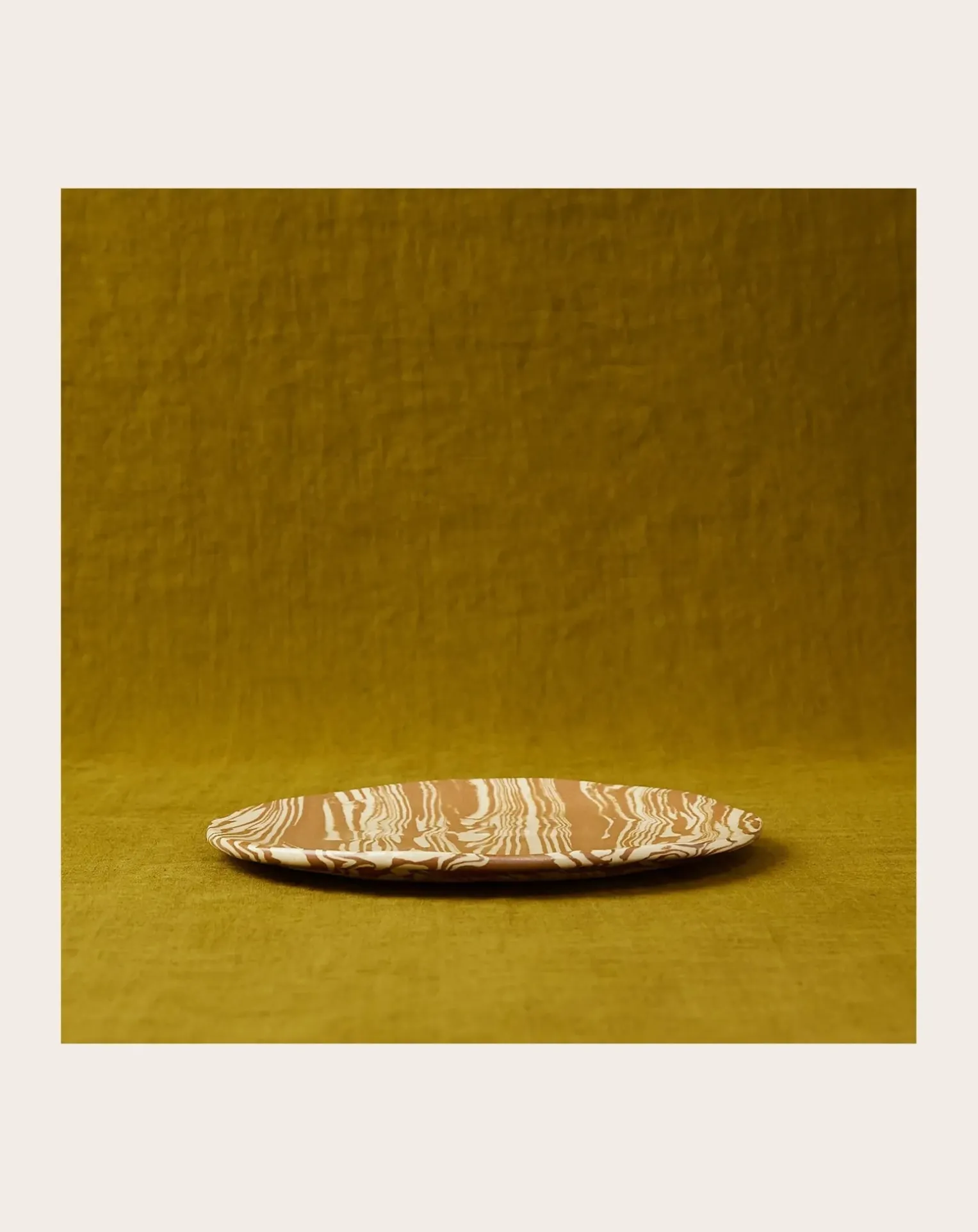 Mixed Clay Plates - Set of 2