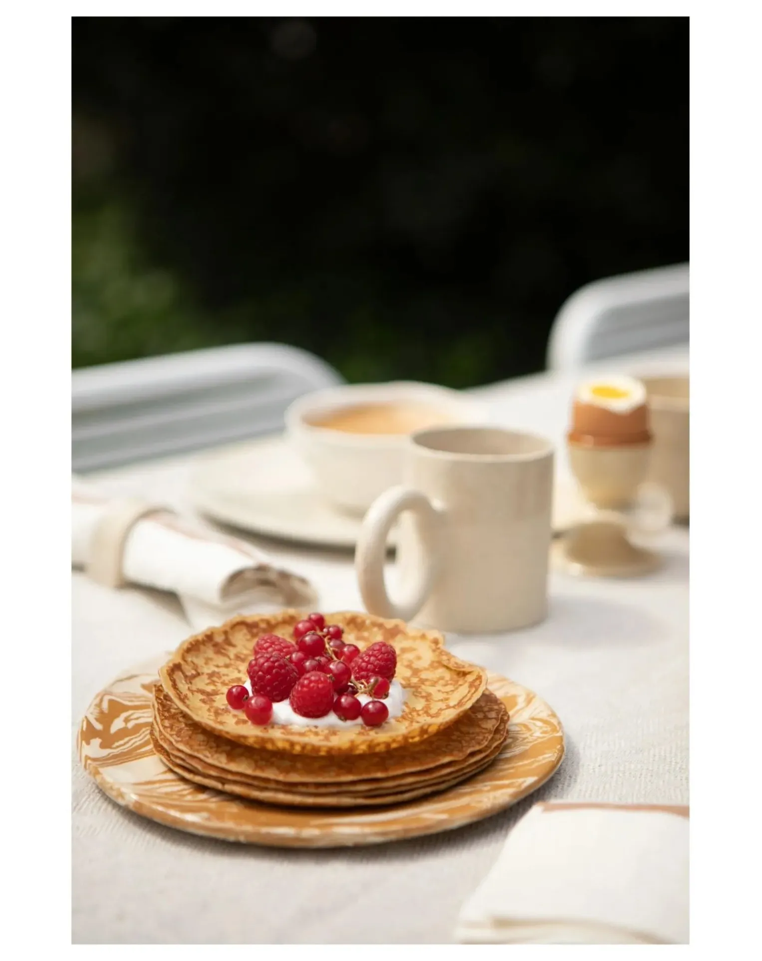 Mixed Clay Plates - Set of 2