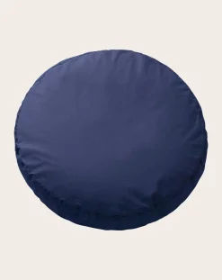 Organic Cotton Percale Round Cushion