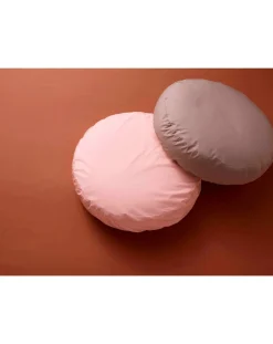 Organic Cotton Percale Round Cushion
