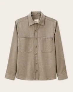 Ottawa Mushroom Virgin Wool Overshirt