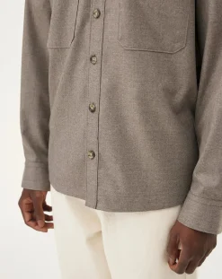 Ottawa Mushroom Virgin Wool Overshirt