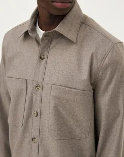Ottawa Mushroom Virgin Wool Overshirt
