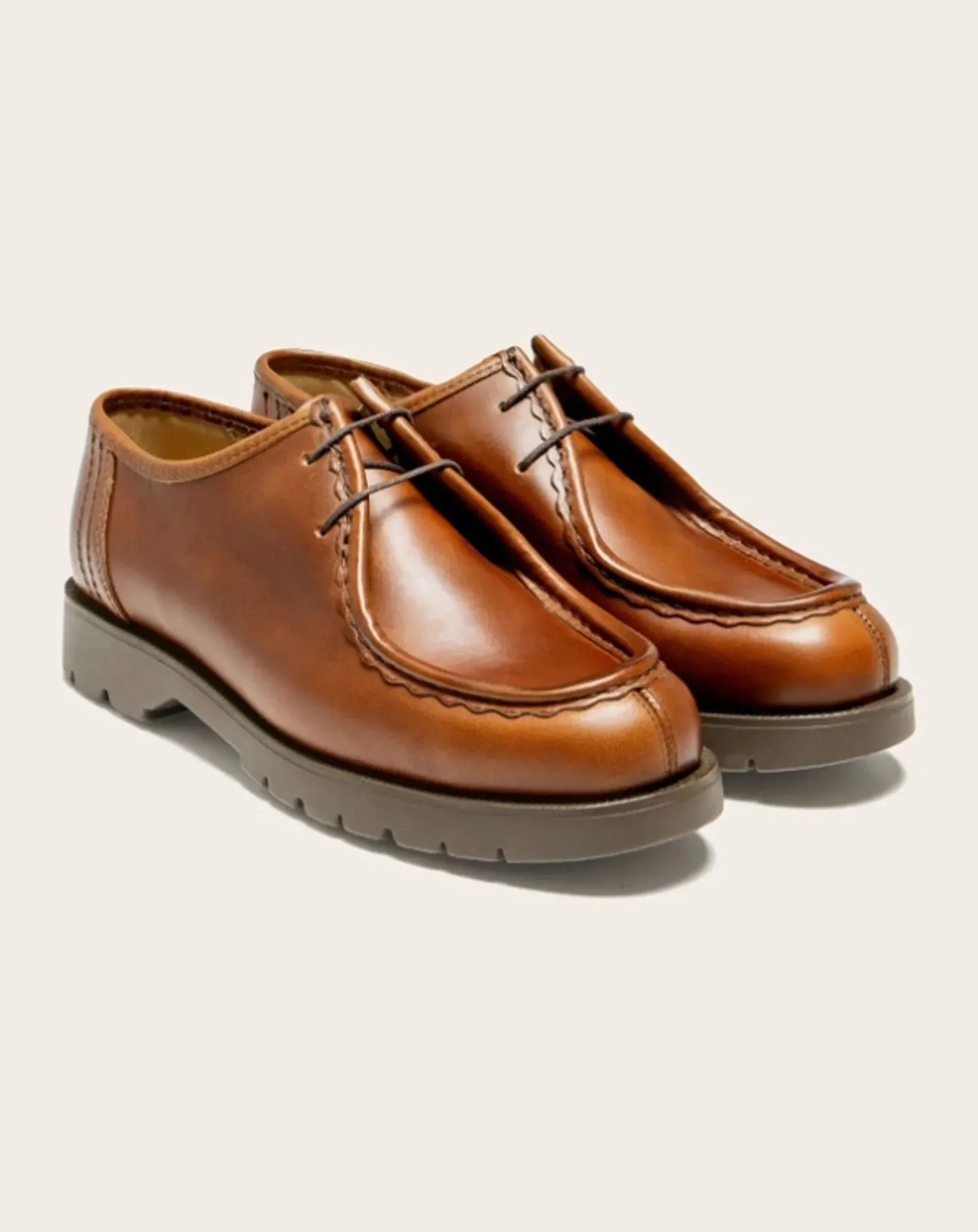 Padror TH Leather Derbies Notched Sole