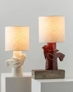 Paloma stoneware table lamp, Marie Michielssen