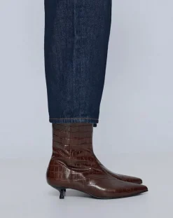 Paula Crocodile Effect Boots