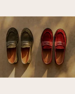 Penny Suede Loafers