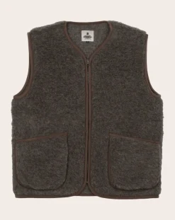 Pepitko Vest Wool Sleeveless Vest