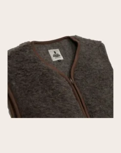 Pepitko Vest Wool Sleeveless Vest